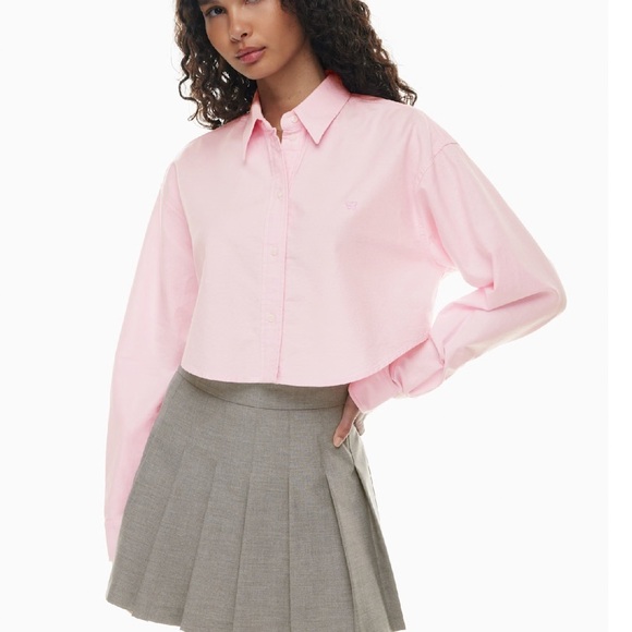 Sunday Best Tops - Sunday Best Poppy Oxford Shirt - Size L